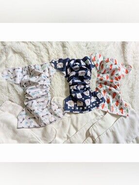 Wegreeco 3 Cloth Resuable Diaper Covers And 9 Baby Goal Diapers Inserts
